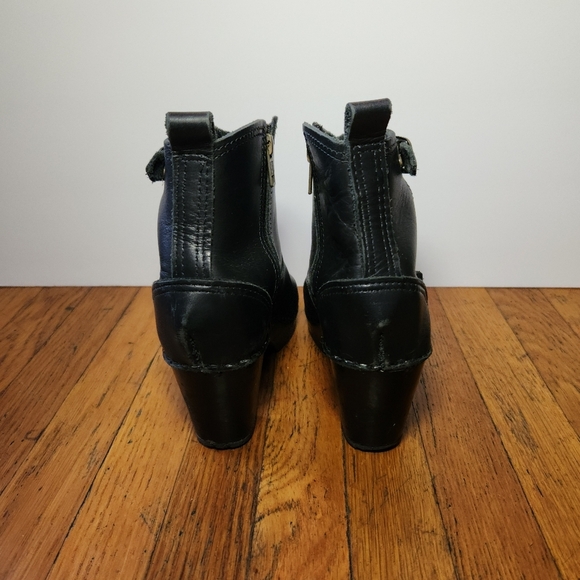 NO. 6 Black Heeled Ankle Boots - Picture 5 of 13
